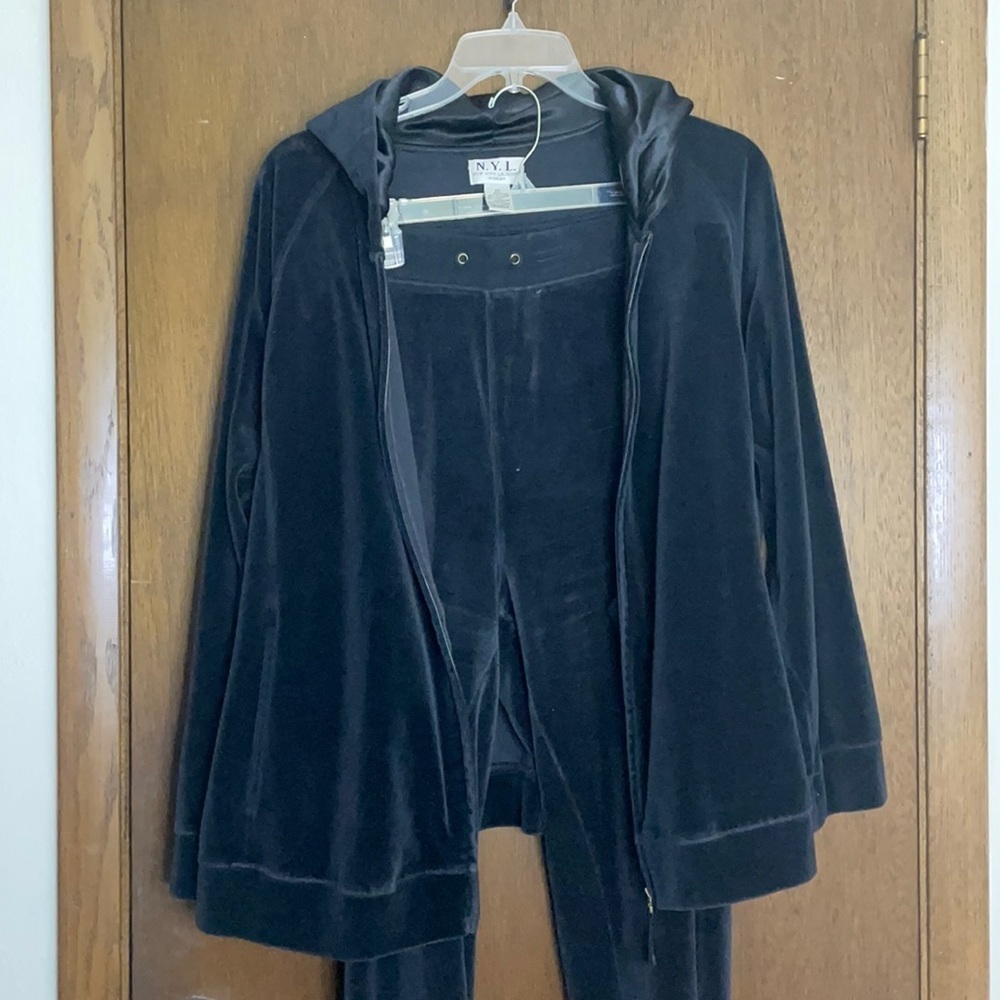 Black Valore two piece set plus size 2X